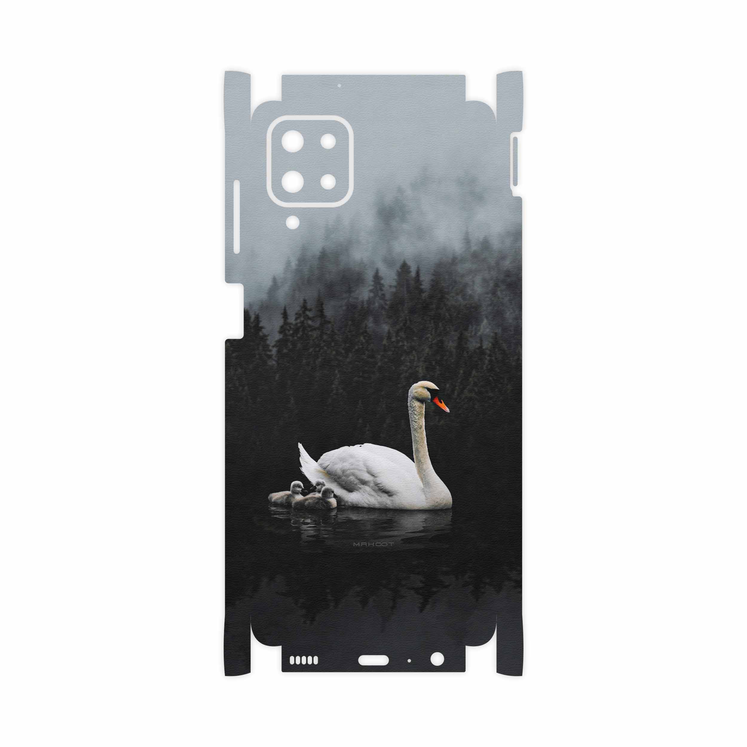 برچسب پوششی ماهوت مدل Swan Lake-FullSkin مناسب برای گوشی موبایل سامسونگ Galaxy A12