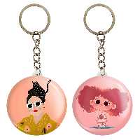 جاکلیدی خندالو مدل دخترونه کد 16331632 مجموعه 2 عددی