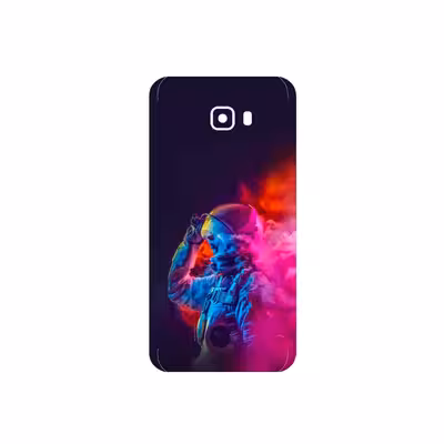 برچسب پوششی ماهوت مدل Smoke Rainbow Digital Art 1 مناسب برای گوشی موبایل سامسونگ Galaxy C7 Pro