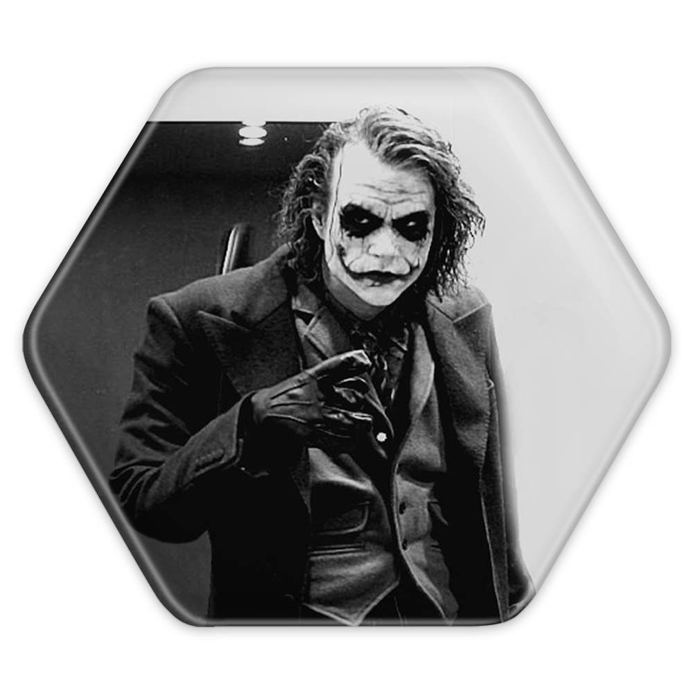 پیکسل خندالو طرح جوکر مدل شش ضلعی کد 1573