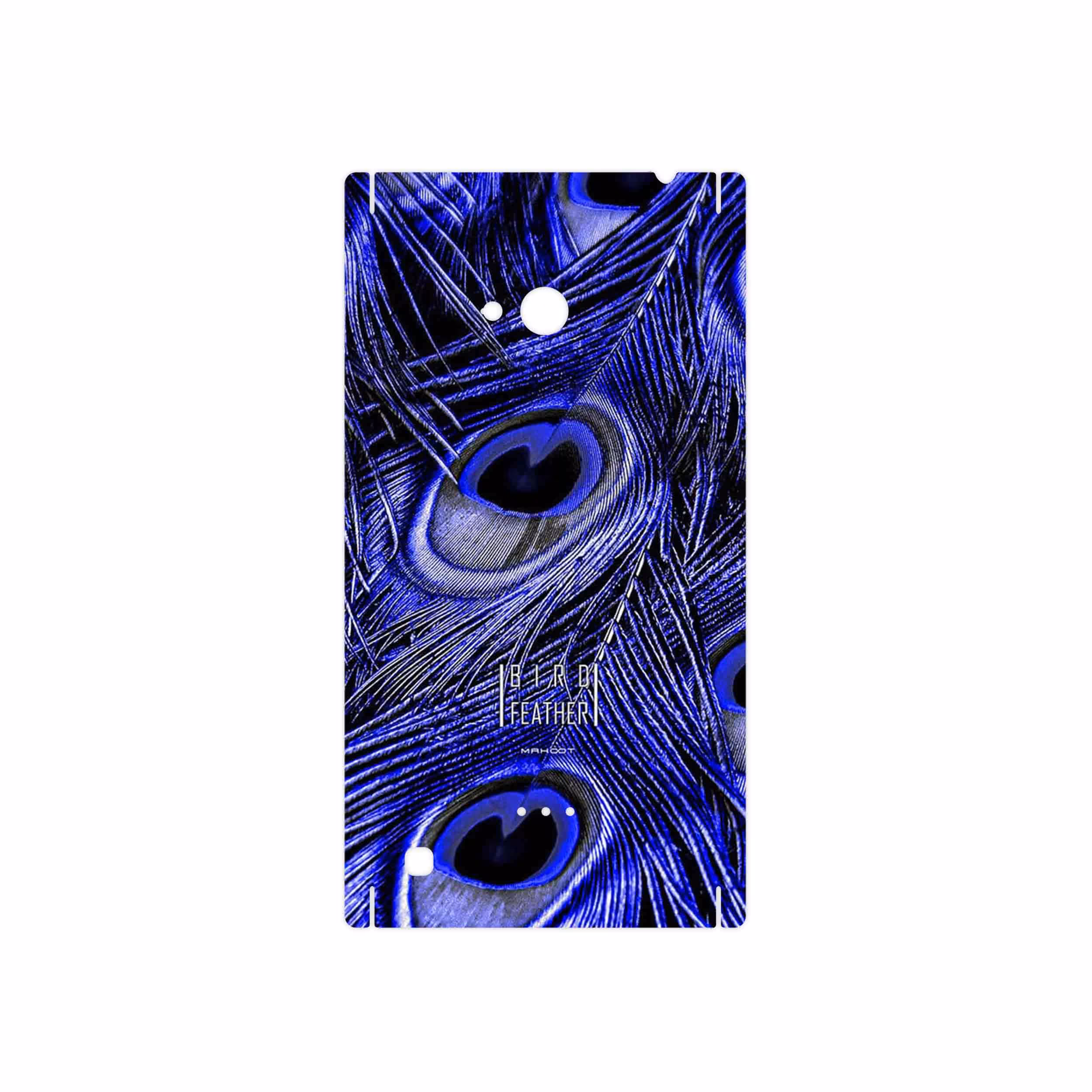 برچسب پوششی ماهوت مدل Purple Feather مناسب برای گوشی موبایل نوکیا Lumia 720