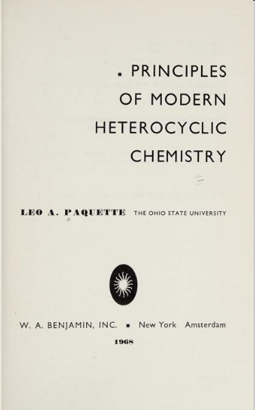 خرید و دانلود نسخه کامل کتاب Principles of Modern Heterocyclic Chemistry - Pdf