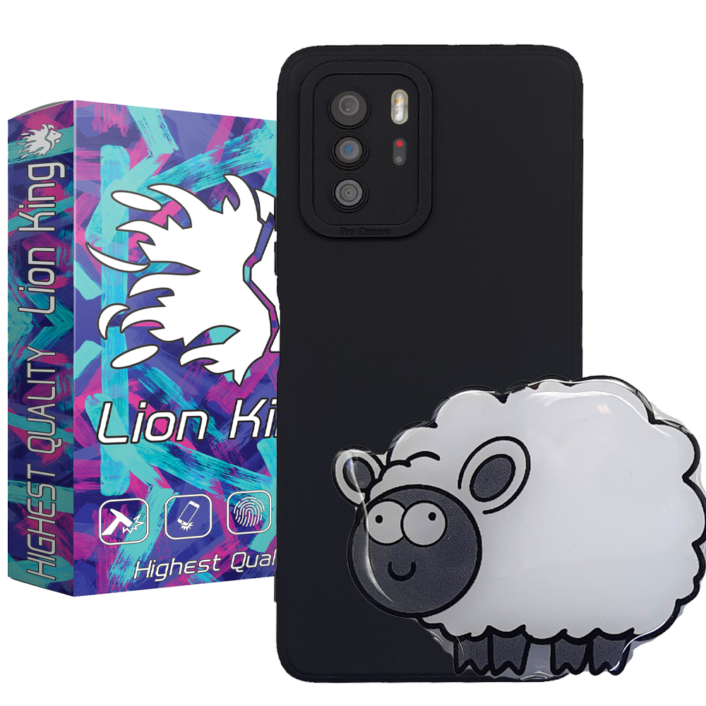 کاور لاین کینگ مدل Babaee مناسب برای گوشی موبایل شیائومی Poco X3 GT به همراه پایه نگهدارنده