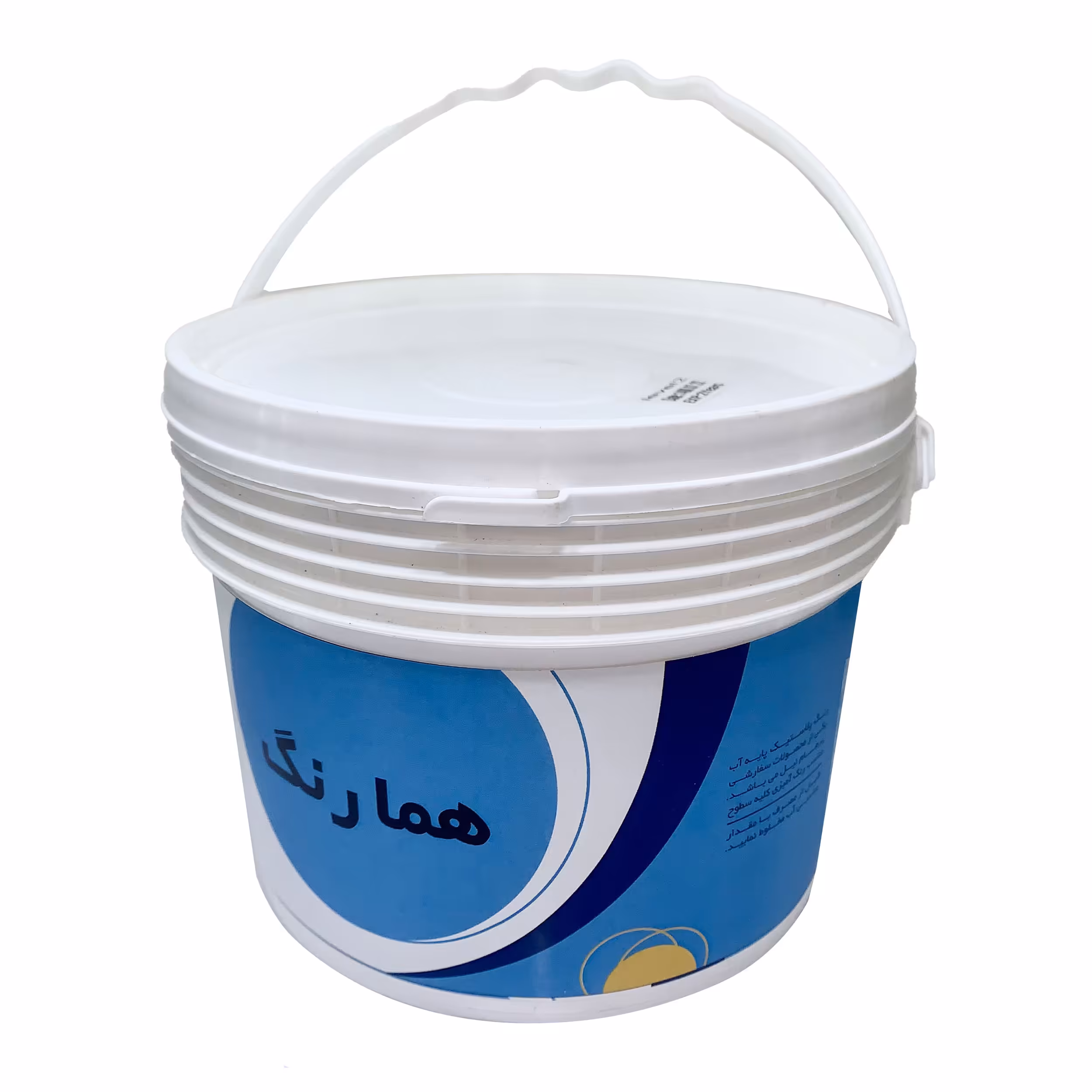 رنگ تمام پلاستیک سفید همارنگ کد P701 حجم 5 لیتر