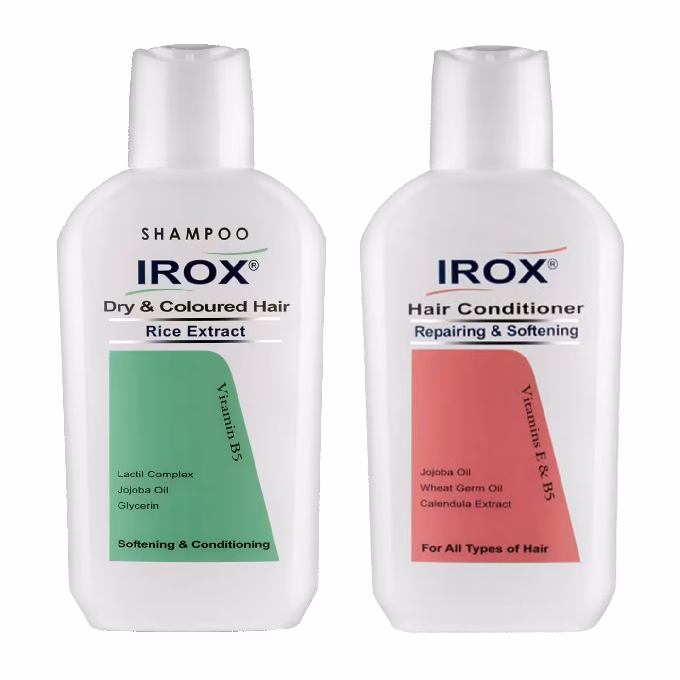 شامپو مو ایروکس مدل سبوس برنج حجم 200 میلی لیتر به همراه نرم کننده مو ایروکس حجم 200 میلی لیتر 