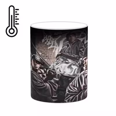 ماگ حرارتی کاکتی طرح Grafiti مدل mgh20502