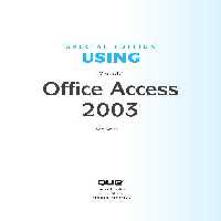 خرید و دانلود نسخه کامل کتاب Special Edition Using Microsoft Office Access 2003