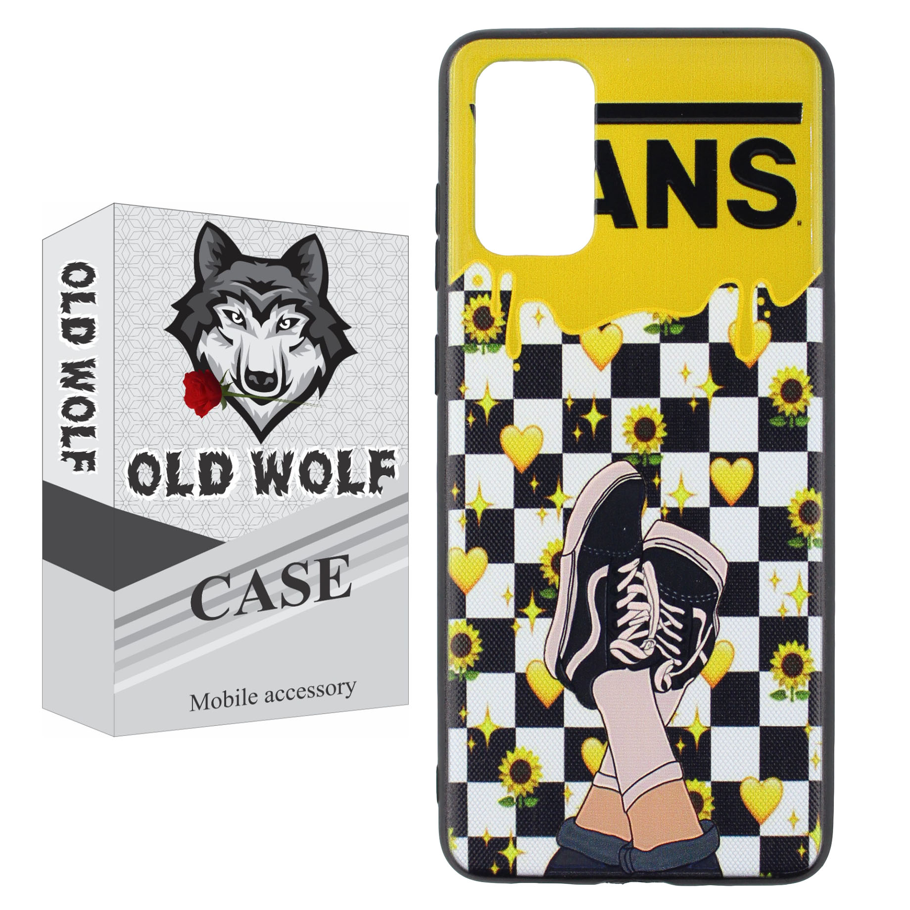 کاور اولد ولف مدل shatranji مناسب برای گوشی موبایل سامسونگ Galaxy S20