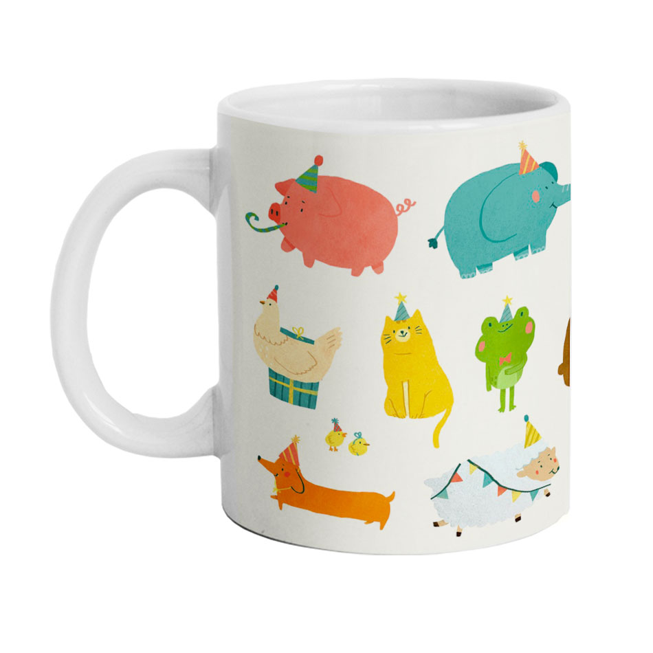 ماگ دارلی طرح عروسکی مدل M502