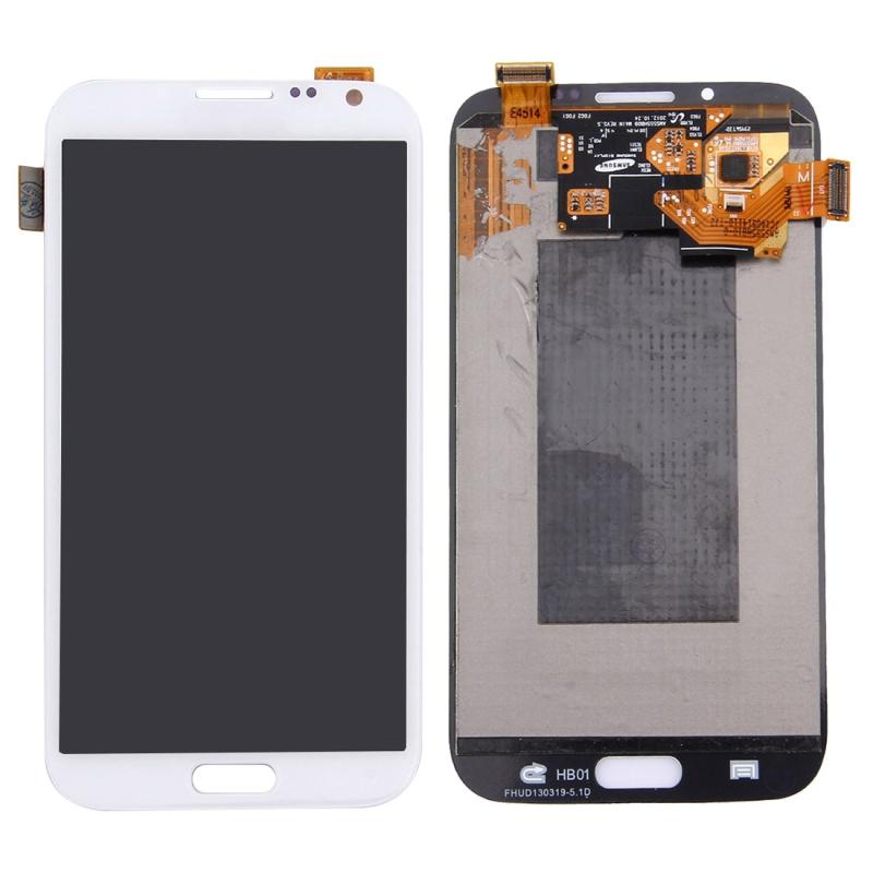 تاچ ال سی دی سامسونگ تعویض گلس سفید TOUCH LCD SAMSUNG N7100 NOTE 2