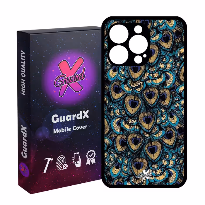کاور گارد ایکس طرح Peacock مدل Glass10092 مناسب برای گوشی موبایل اپل iPhone 13 Pro