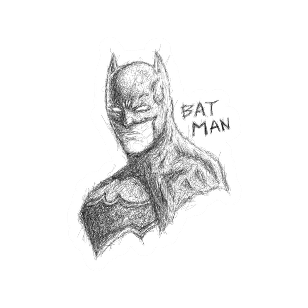 استیکر تزئینی موبایل طرح Batman Dc Comics مدل STM971