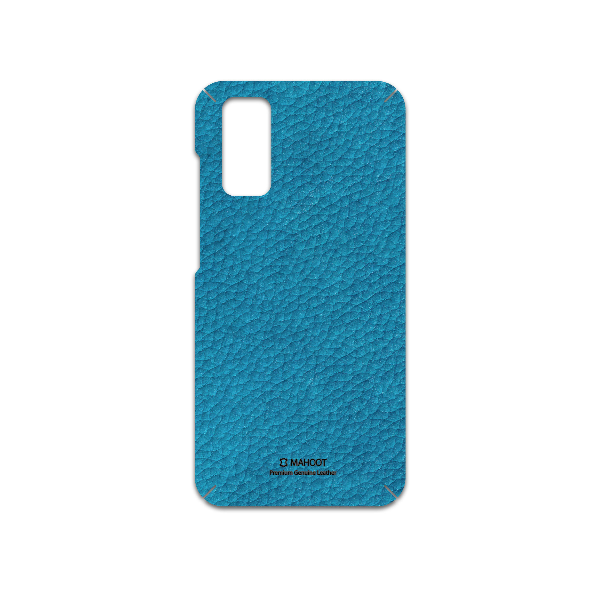 برچسب پوششی ماهوت مدل Blue-Leather مناسب برای گوشی موبایل سامسونگ Galaxy S20