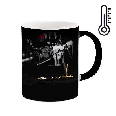 ماگ حرارتی طرح تفنگ اسنایپر مدل mgph14215