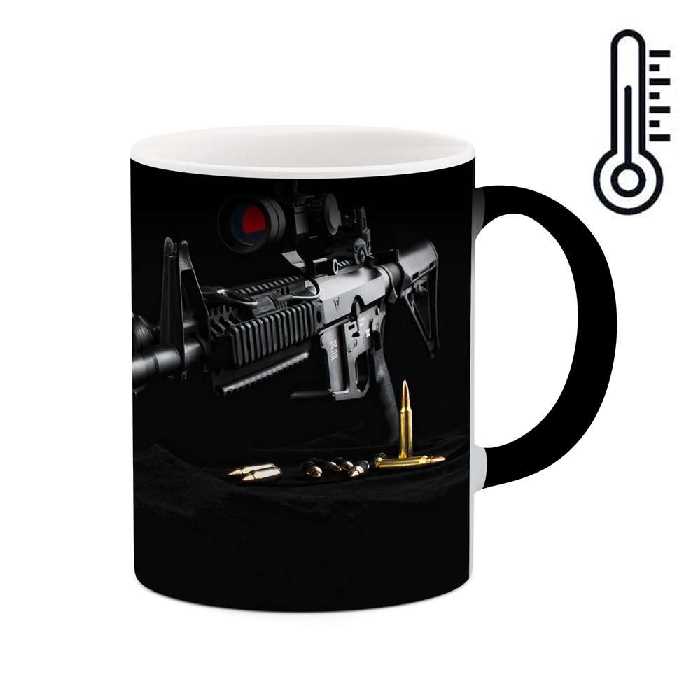 ماگ حرارتی طرح تفنگ اسنایپر مدل mgph14215