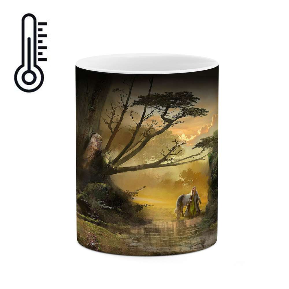 ماگ حرارتی کاکتی طرح فانتزی مدل mgh14069