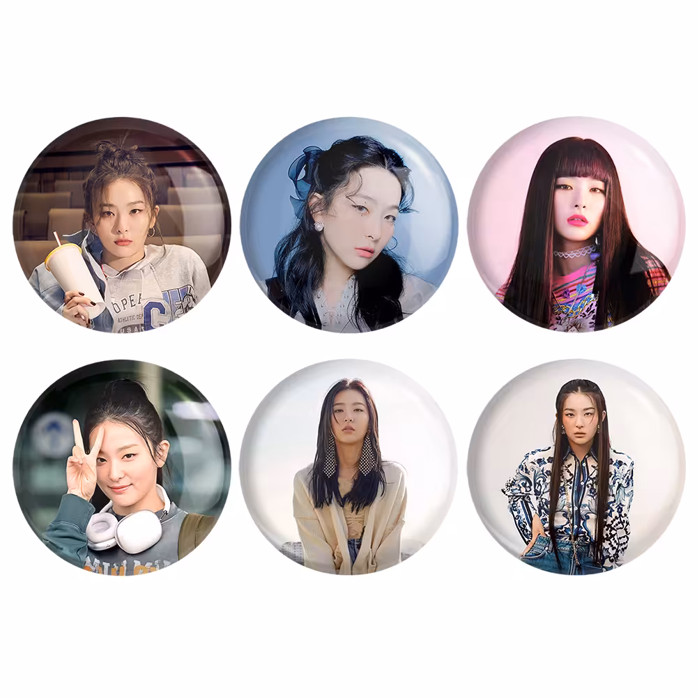 پیکسل خندالو مدل سولگی گروه رد ولوت Red Velvet کد 1137A مجموعه 6 عددی