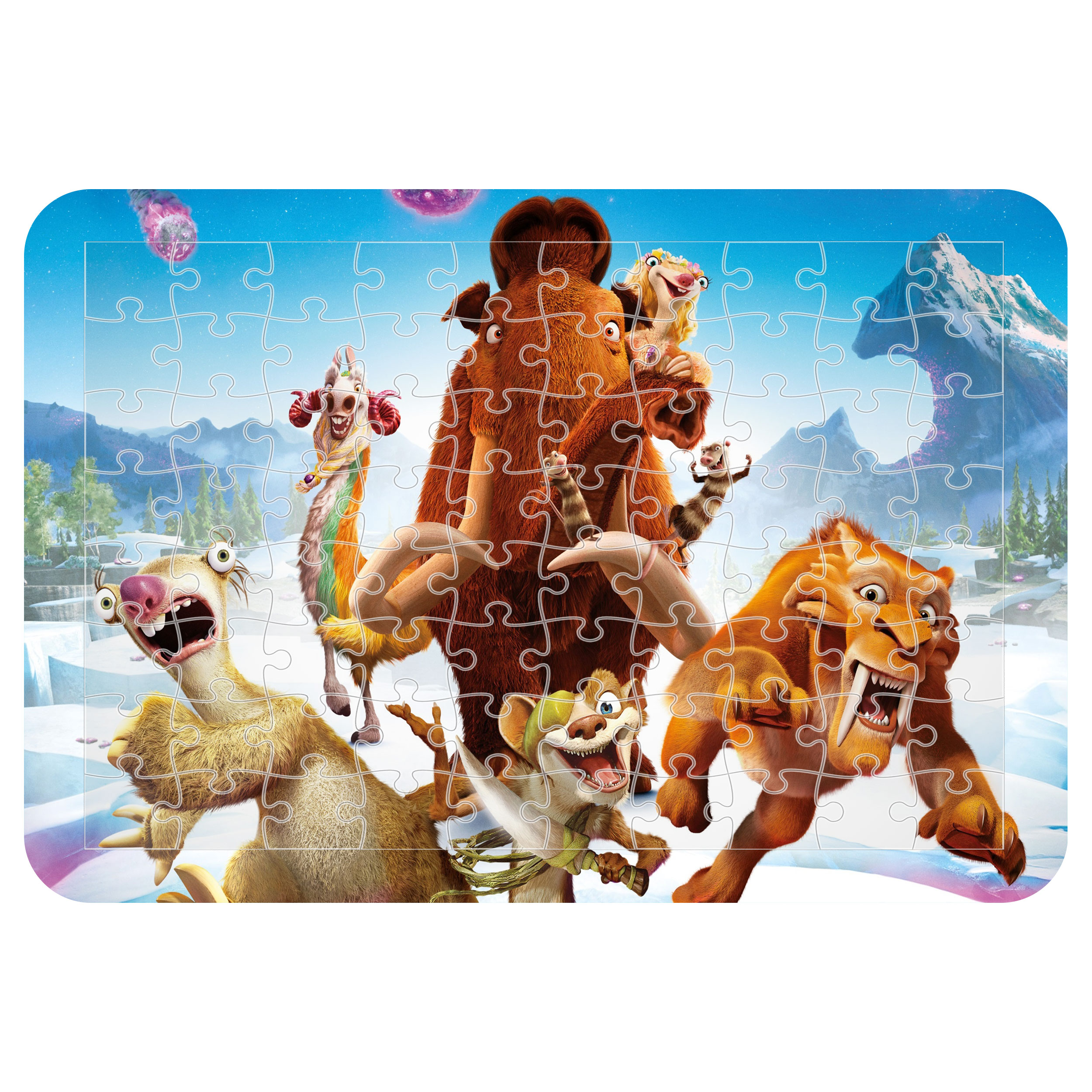 پازل 54 تکه اطلس آبی طرح کارتون عصر یخبندان مدل P1915