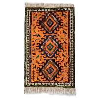 فرش دستباف دو متری طرح خراسان کد 4020570