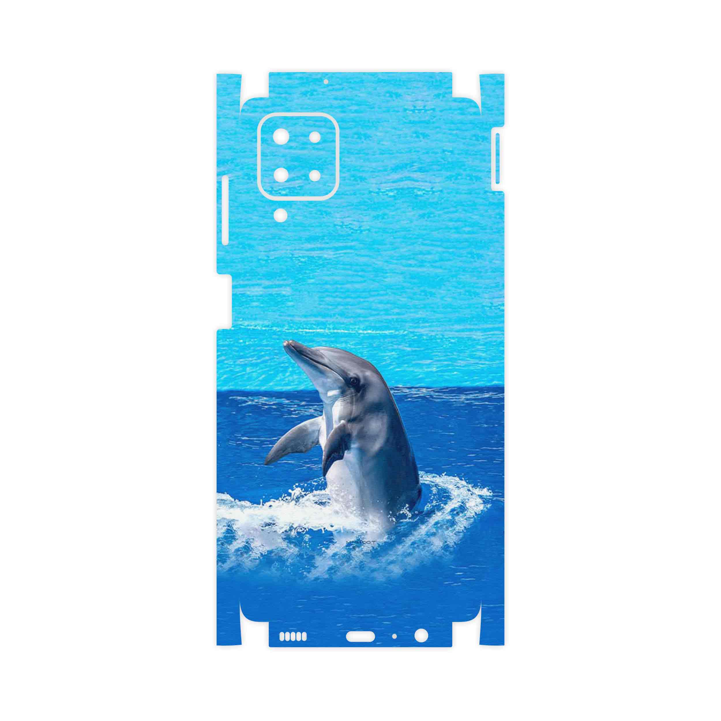 برچسب پوششی ماهوت مدل Dolphin-FullSkin مناسب برای گوشی موبایل سامسونگ Galaxy F12
