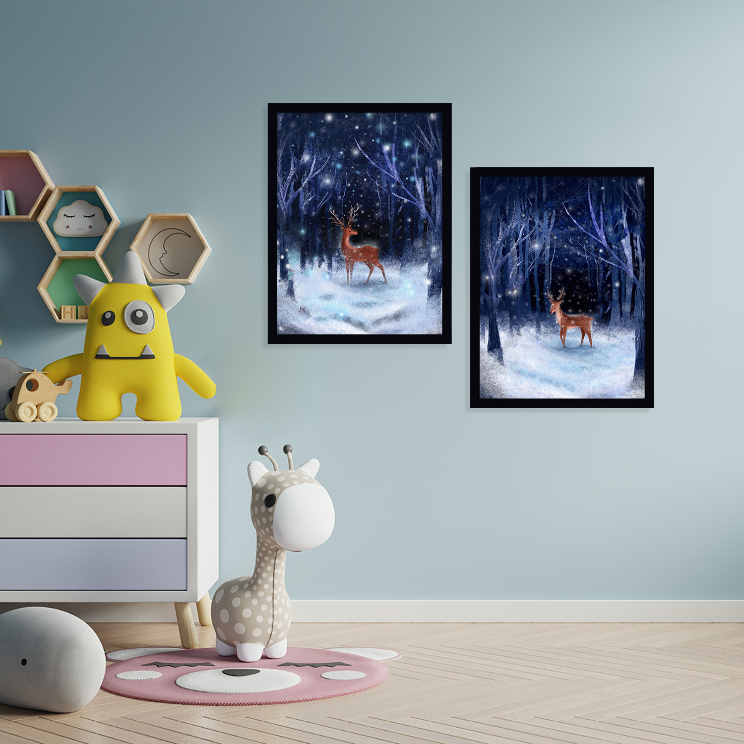 تابلو مدل Maha-BW2001 مجموعه 2 عددی