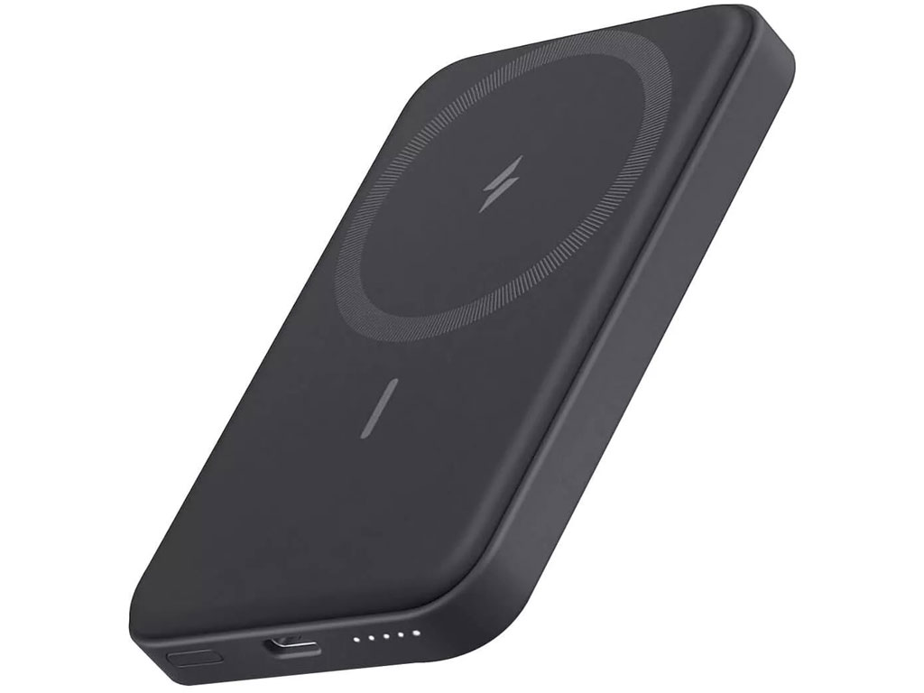 پاور بانک بی سیم مگنتی 5000 آیفون سری 14/13/12 انکر Anker A1610H11 5000mAh wireless Magnetic Battery charging power bank