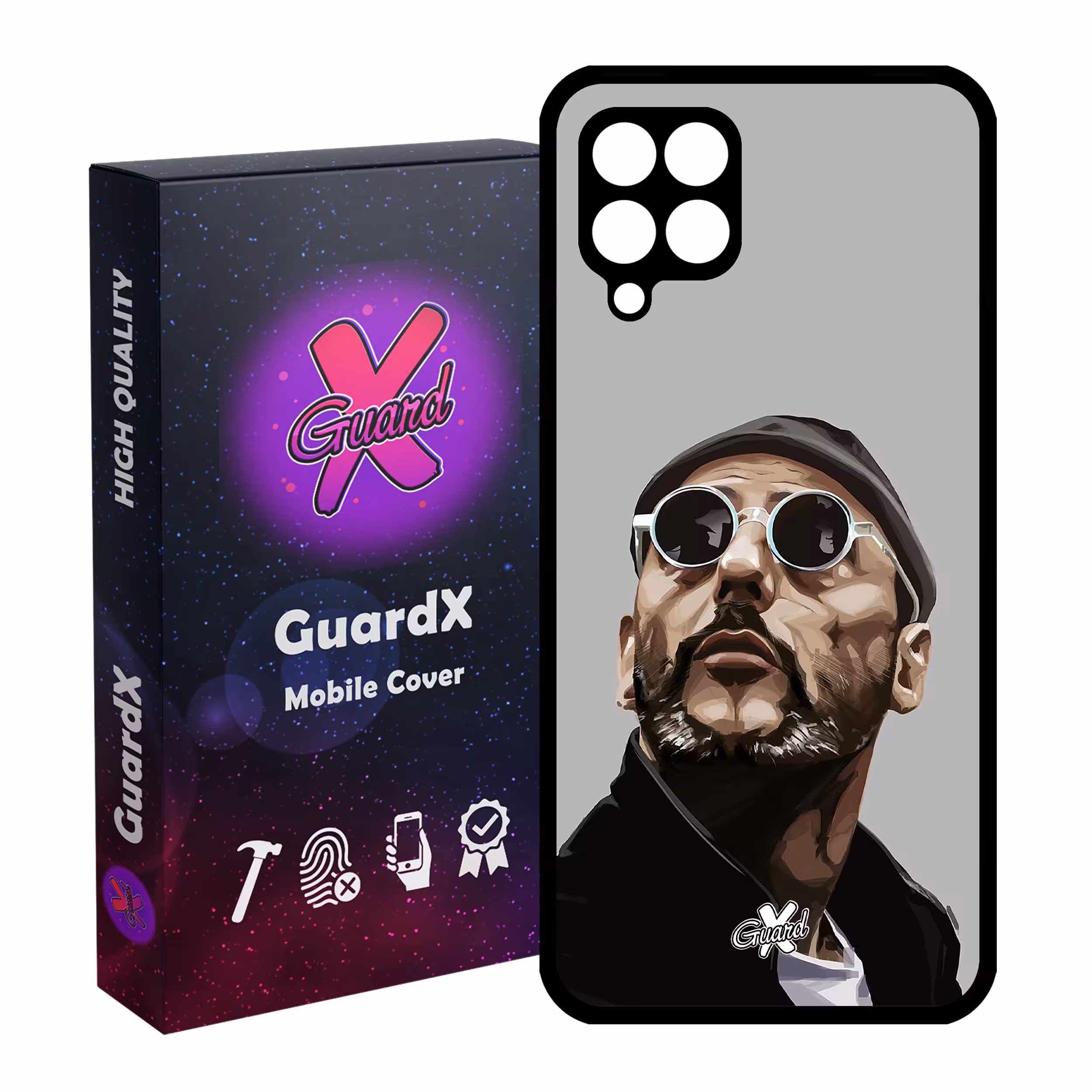 کاور گارد ایکس طرح Leon مدل Glass10108 مناسب برای گوشی موبایل سامسونگ Galaxy M32 4G / F22