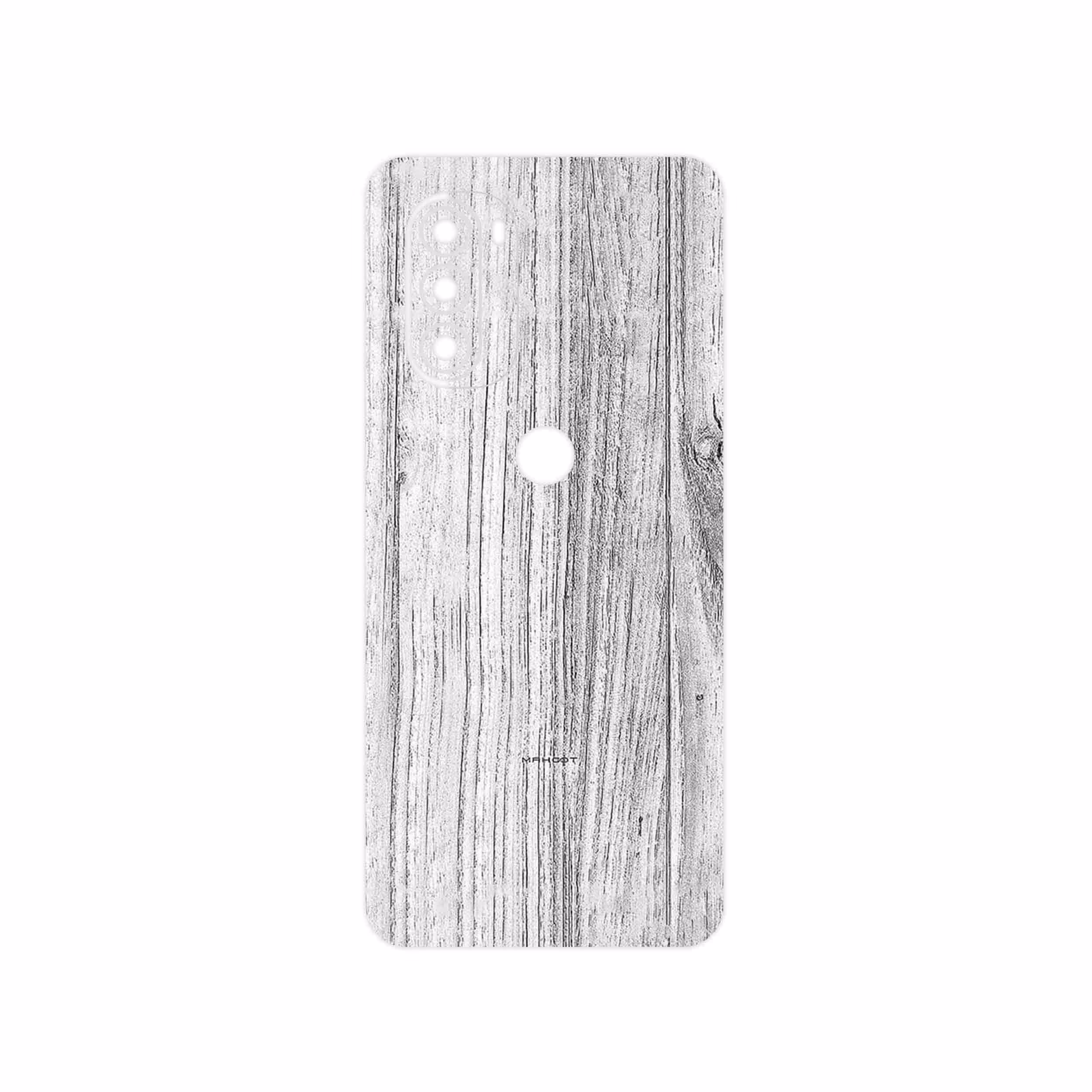 برچسب پوششی ماهوت مدل White_Wood مناسب برای گوشی موبایل موتورولا Moto G51 5G