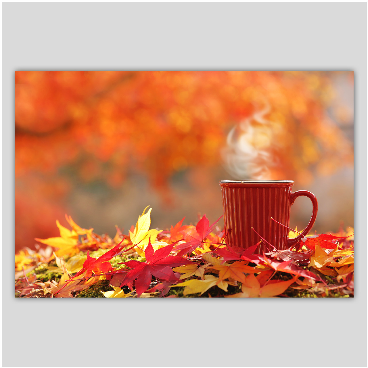 تابلو شاسی دکوگراف مدل چای گرم کد 489