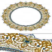 وکتور شمسه اسلیمی 62 - گرافیک با طعم تربچه