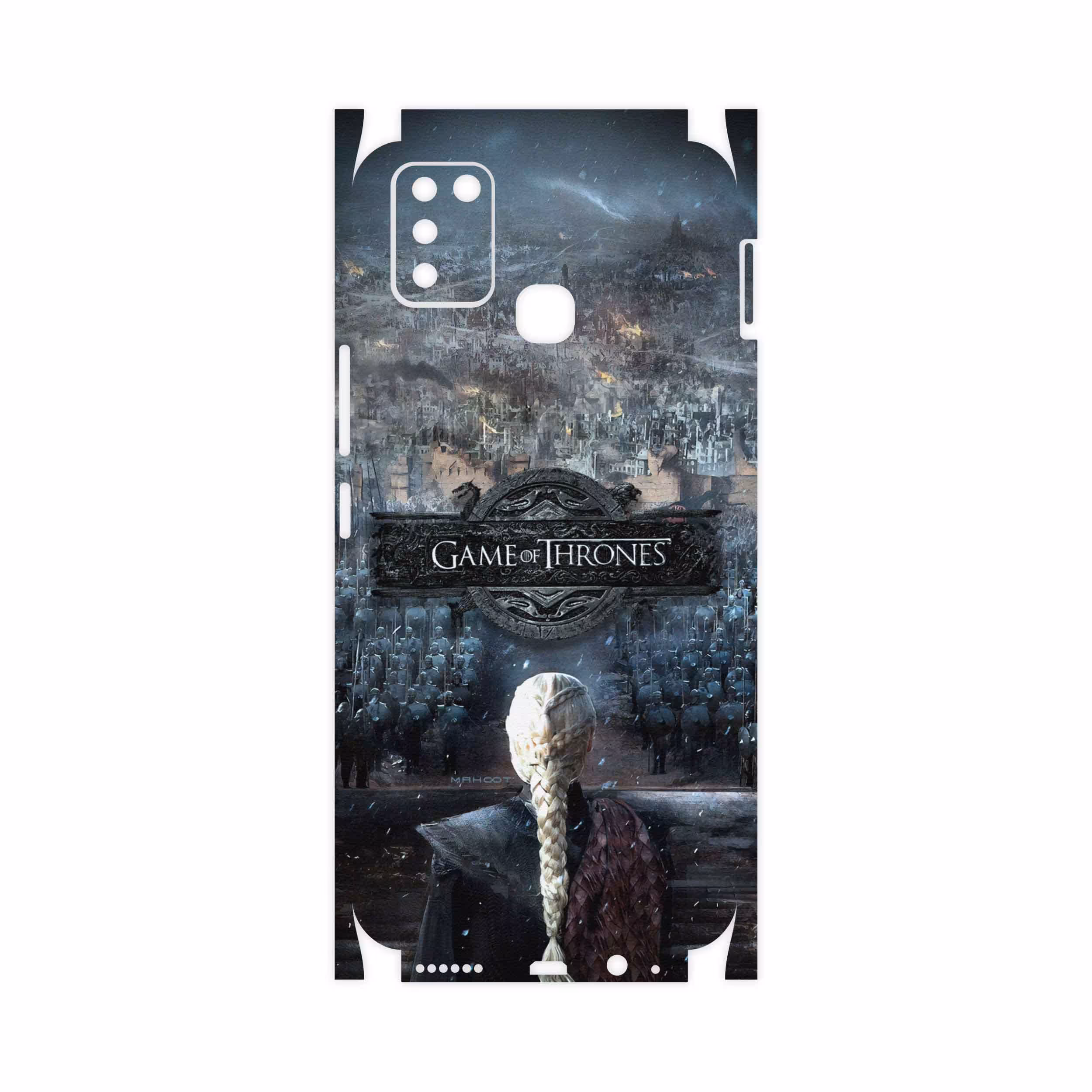 برچسب پوششی ماهوت مدل Game-of-Thrones-FullSkin مناسب برای گوشی موبایل اینفینیکس Smart 6 X657B