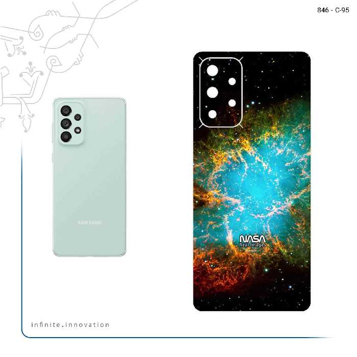 برچسب پوششی ماهوت مدل Universe b NASA 9 مناسب برای گوشی موبایل سامسونگ Galaxy A73 5G