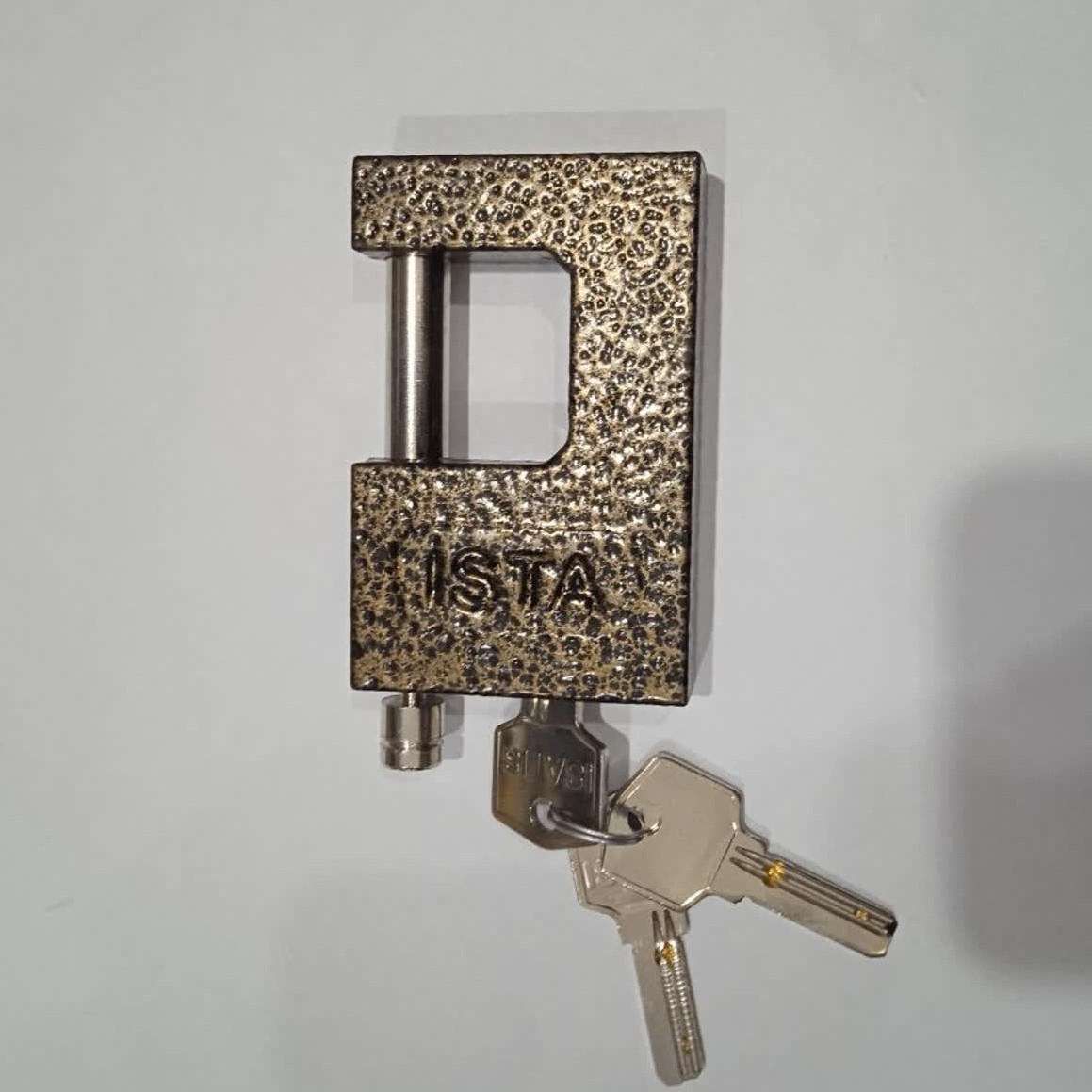 قفل کتابی سایز 90 رنگی ایساتیس