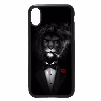 کاور طرح شیر کد 7451 مناسب برای گوشی موبایل اپل iphone xr
