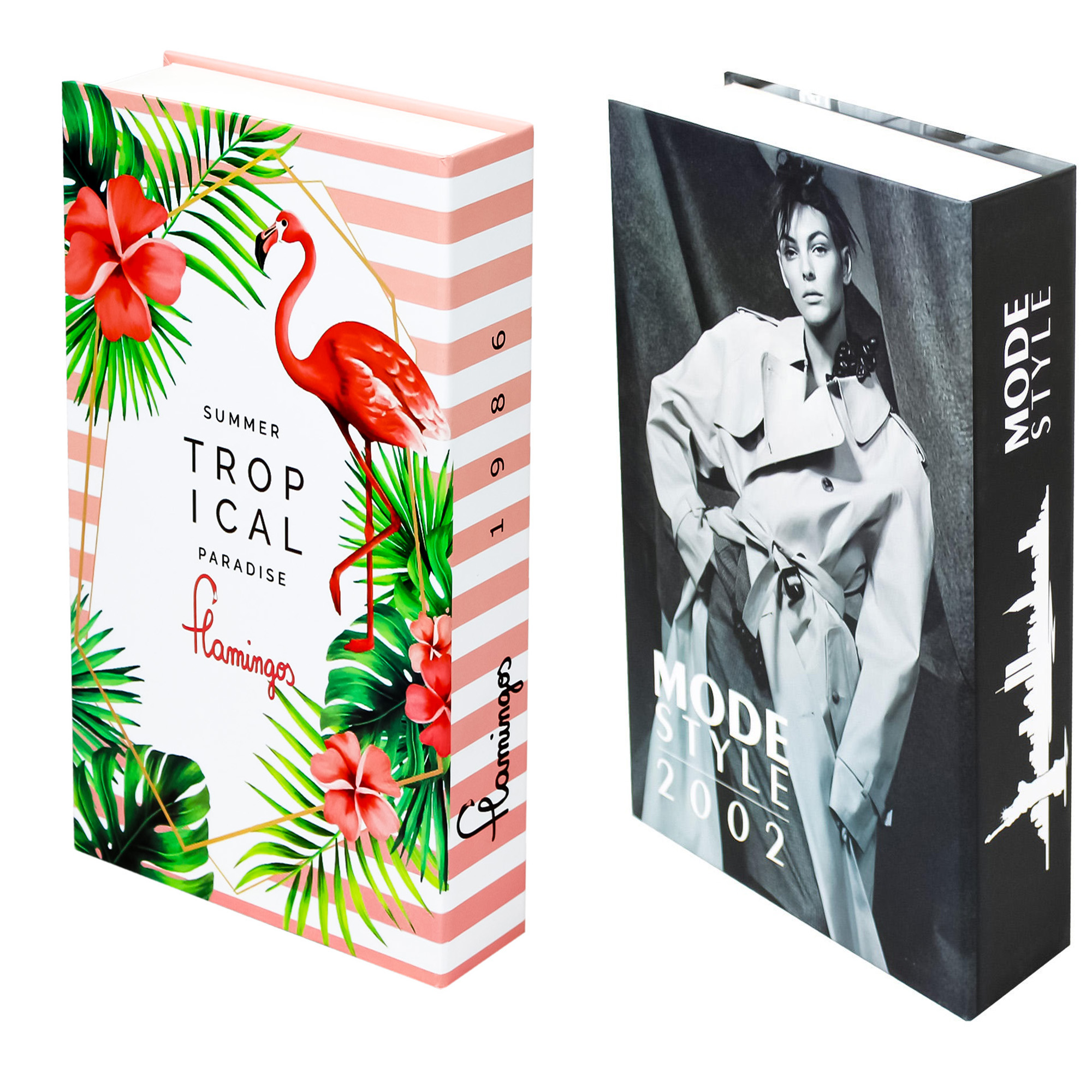 جعبه دکوری مدل کتاب دکوراتیو کد FLMG MDST 2002 مجموعه دو عددی 