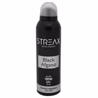 اسپری خوشبو کننده بدن مردانه استریکس مدل Black afgan کد BF01 حجم 200 میلی لیتر