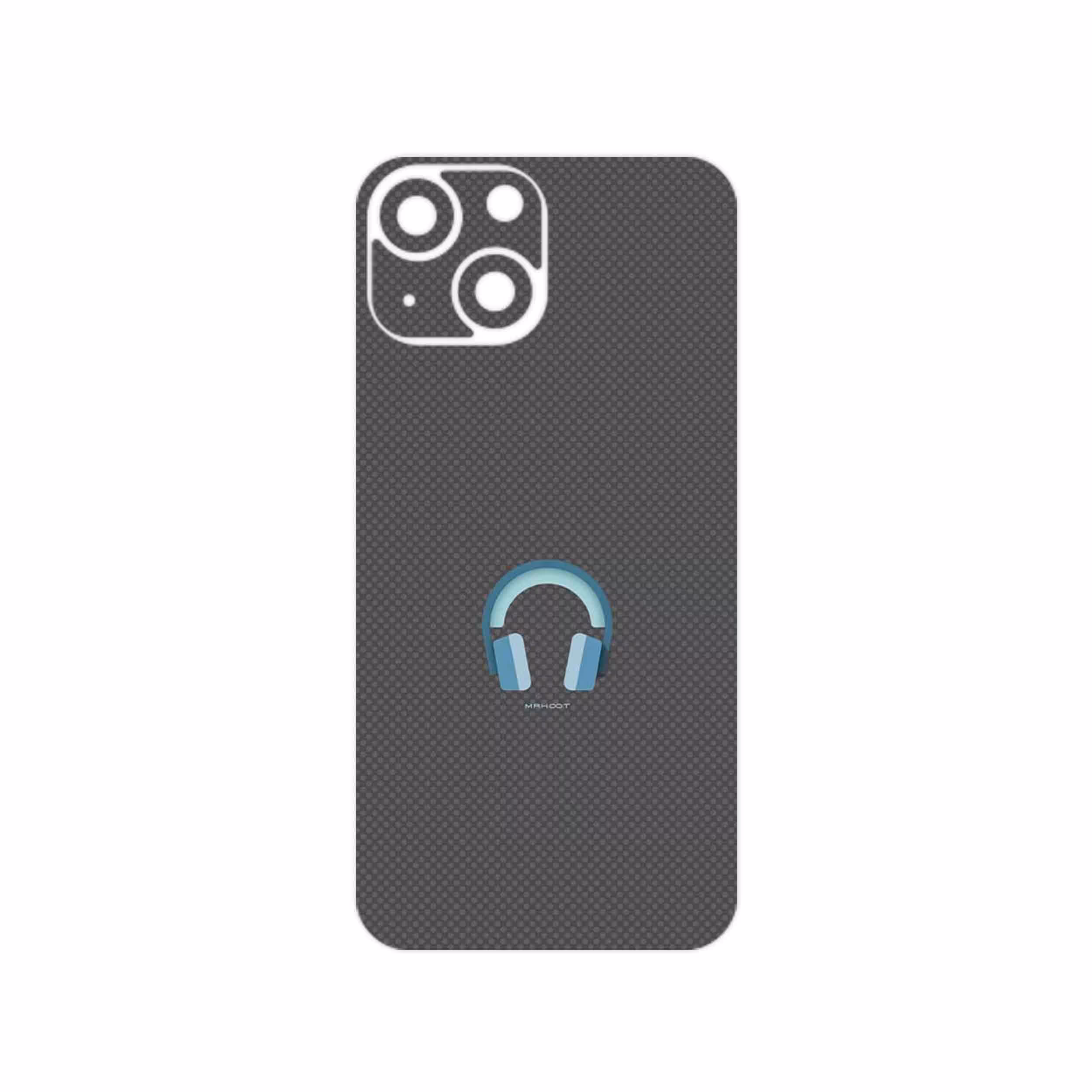 برچسب پوششی ماهوت مدل Minimal Headphone Icon مناسب برای گوشی موبایل اپل iPhone 13 Mini