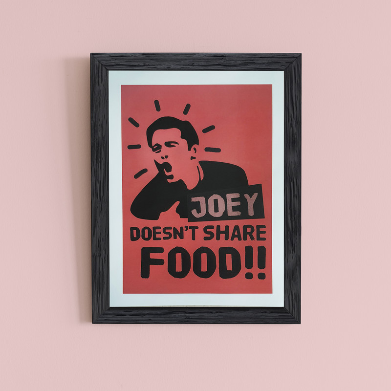 تابلو طرح Friends مدل PrFrnd6b | دنیای قاب