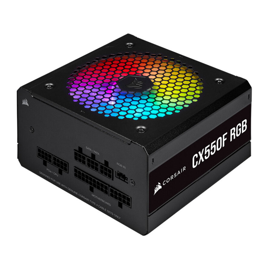 پاور 550 وات کورسیر CX550F RGB Black Bronze Fully Modular