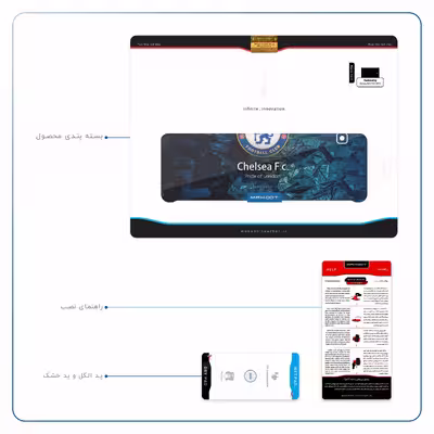 برچسب پوششی ماهوت مدل Chelsea مناسب برای تبلت سامسونگ Galaxy Tab E 9.6 2015 T561
