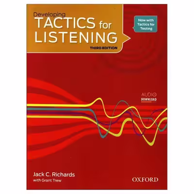 کتاب Developing Tactics For Listening اثر Jack C.Richards and Grant Trew نشر ابداع