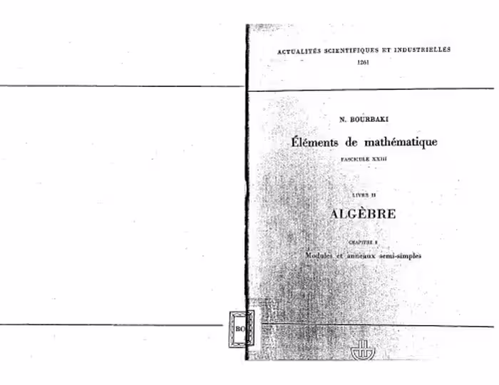 خرید و دانلود نسخه کامل کتاب Algèbre : Chapitre 8