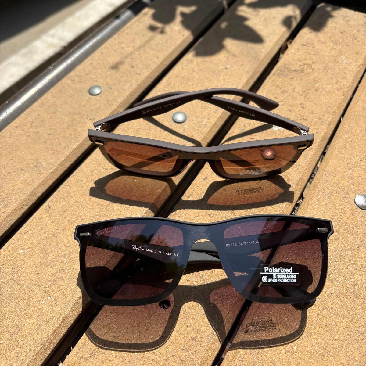 عینک آفتابی قهوه ای مدل Ray-Ban