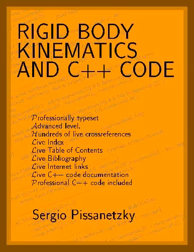 خرید و دانلود نسخه کامل کتاب Rigid Body Kinematics and C   Code