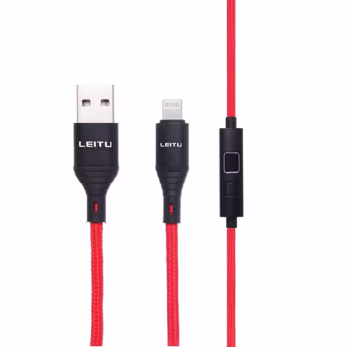 كابل آيفون LEITU LD-24 - یاسین کامپیوتر