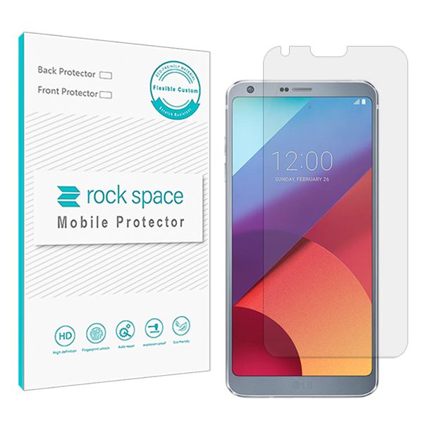 گلس ال جی (LG) G6 مدل نانو هیدروژل شفاف برند راک اسپیس کد S