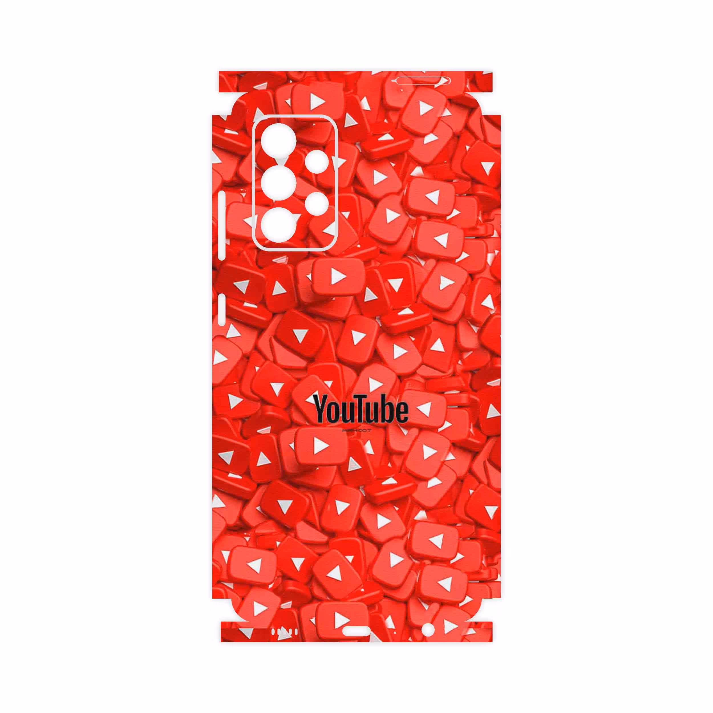 برچسب پوششی ماهوت مدل Youtube-FullSkin مناسب برای گوشی موبایل سامسونگ Galaxy A52s 5G