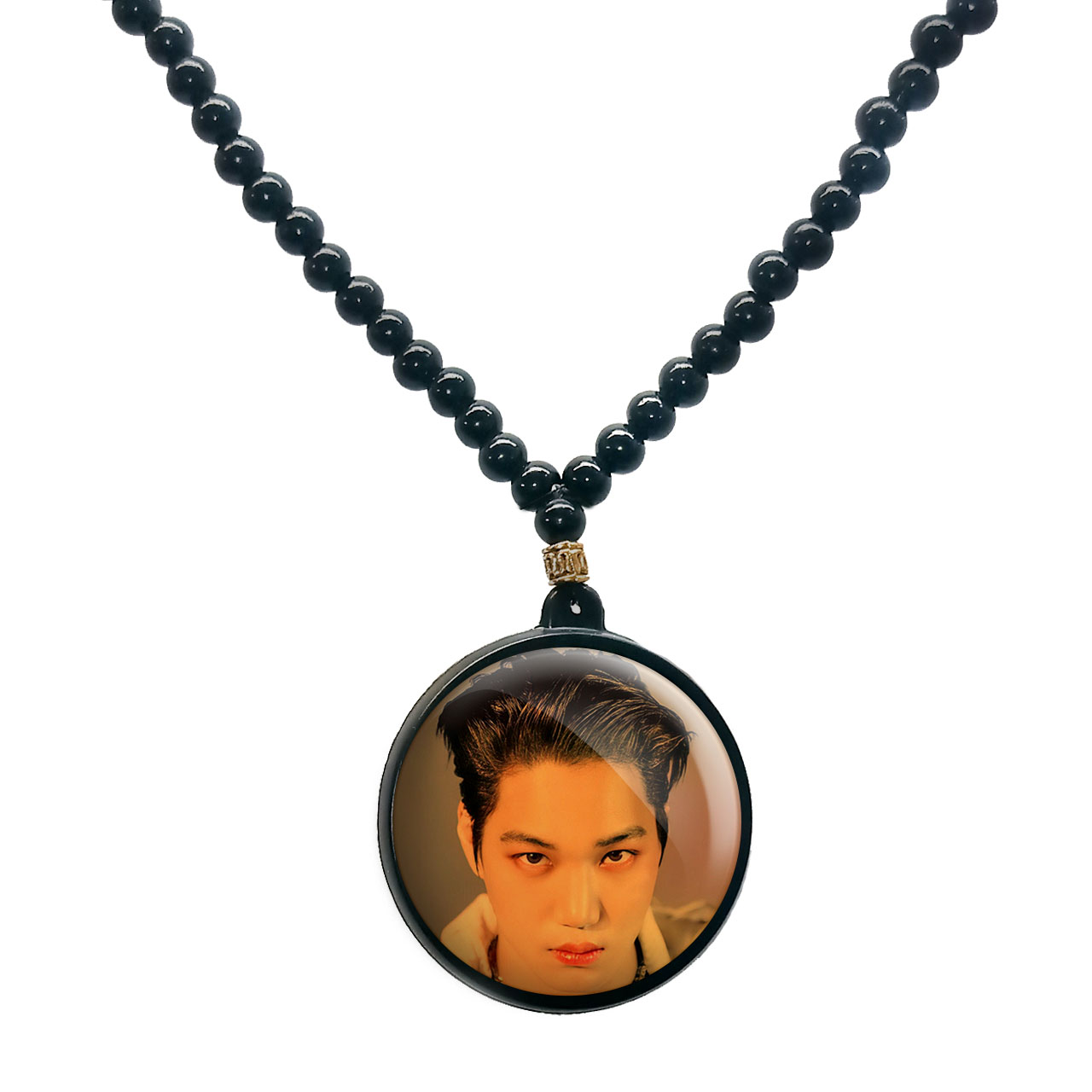 گردنبند پرمانه طرح exo کد pmd.14148 مدل دو طرفه