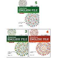 کتاب American English File Second Edition اثر جمعی از نویسندگان انتشارات Oxford سه جلدی