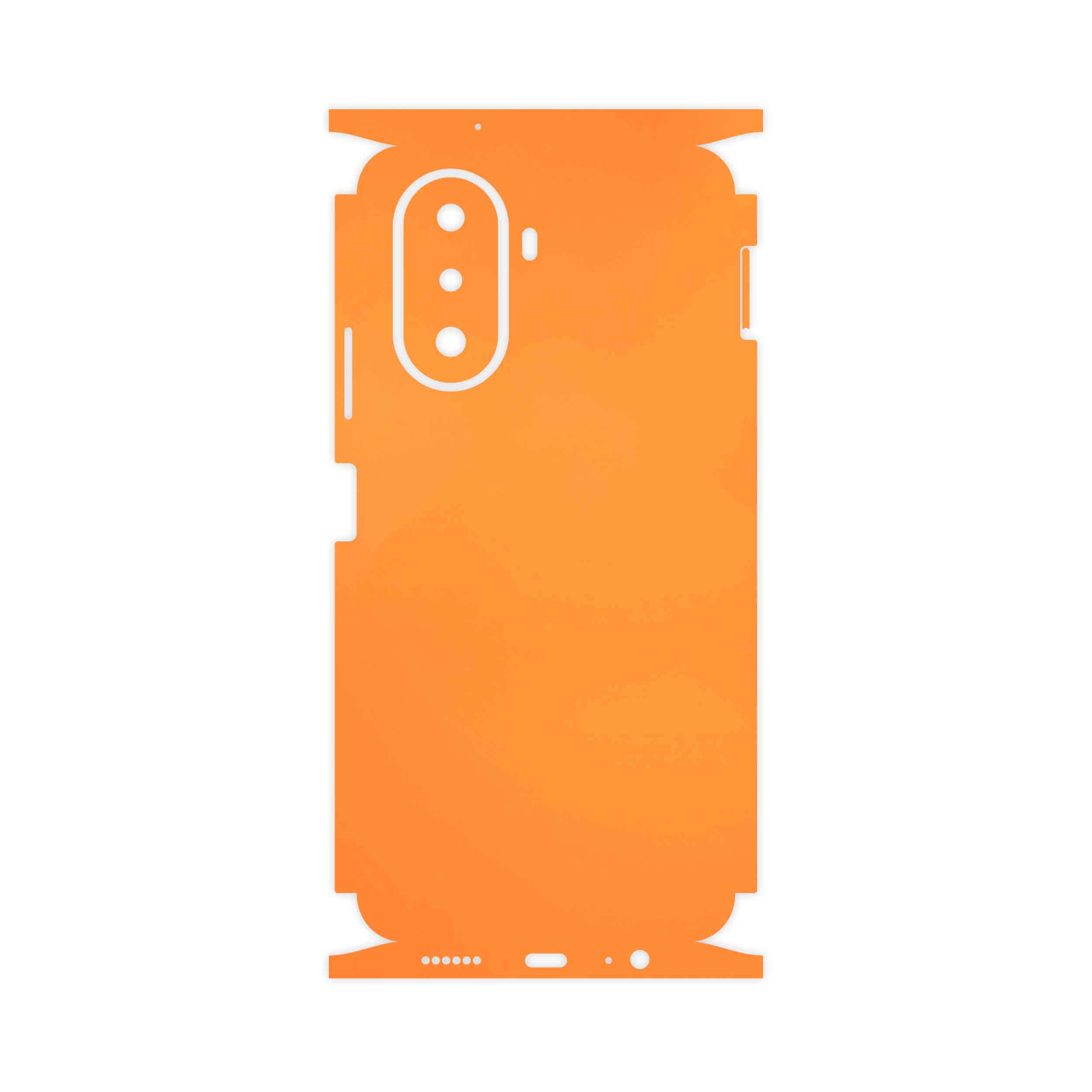 برچسب پوششی ماهوت مدل Matte-Orange-FullSkin مناسب برای گوشی موبایل هوآوی Nova Y70 Plus